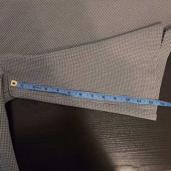 Shukmei Gingham Pleated Shorts – Black & White, Size 13 - Picture 5 of 6